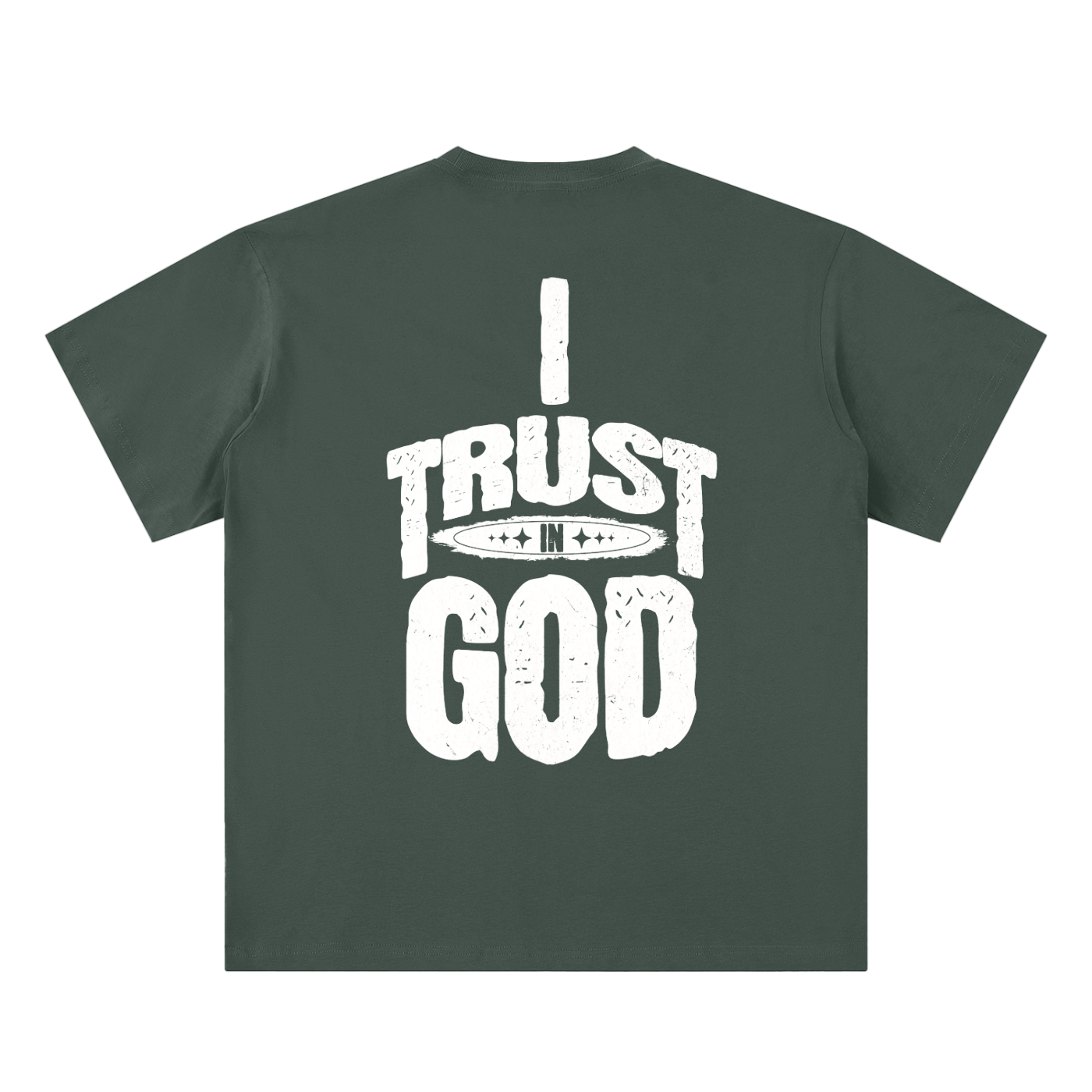 I Trust in God Sueded Cotton T-shirt