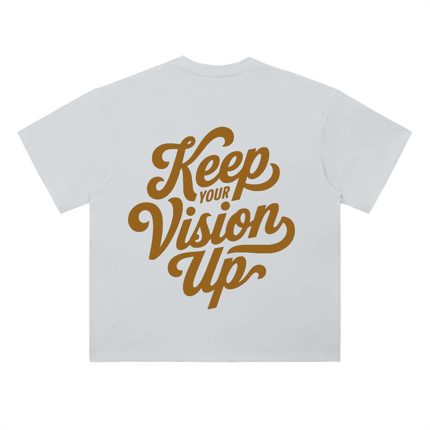 Keep your Vision Up Heavyweight Drop Shoulder Cotton T-Shirt