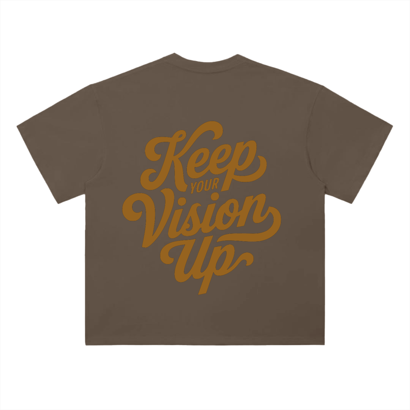 Keep your Vision Up Heavyweight Drop Shoulder Cotton T-Shirt