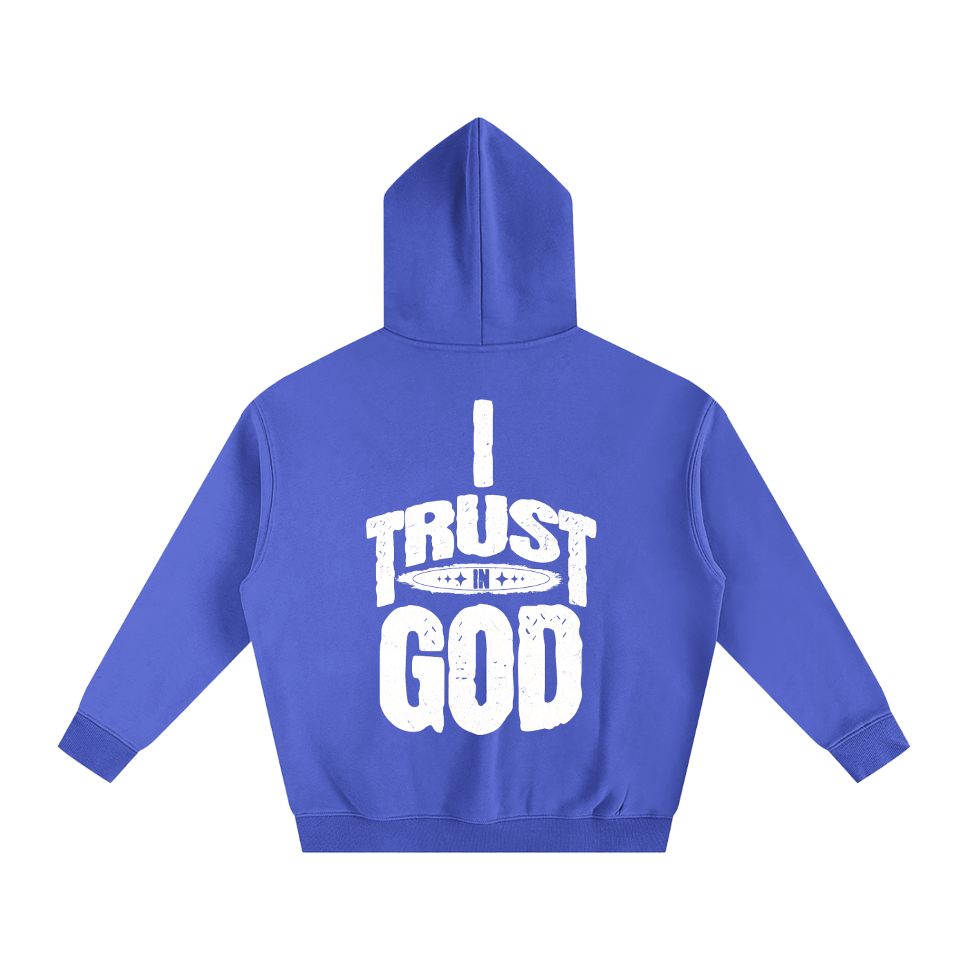 I Trust in God Oversize Fleeced Hoodie